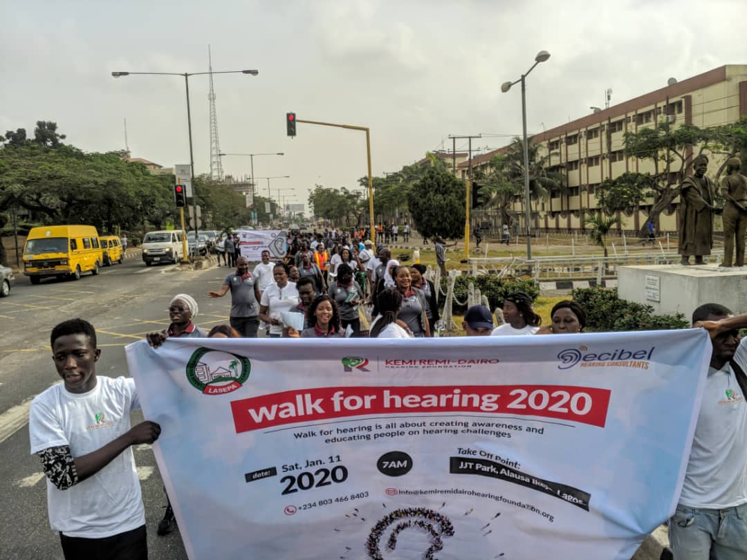 WALKFORHEARING2020
in collaboration with Kemi Remi-Dairo Hearing Foundation and The Ministry of Health, Lagos State.